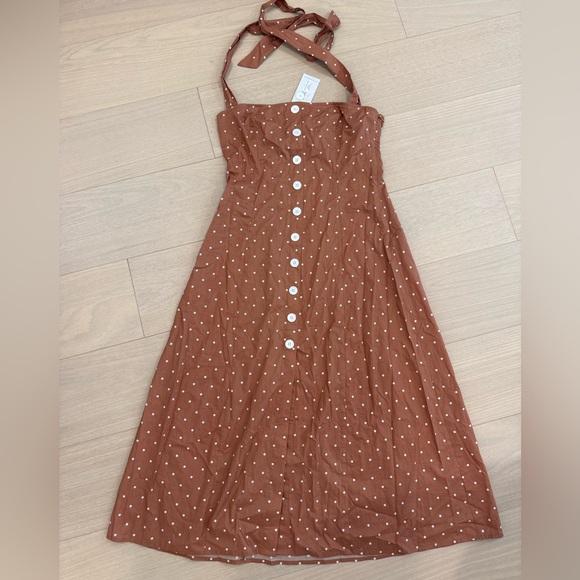 WeWoreWhat Dresses & Skirts - WeWoreWhat Polka Dot Halter Dress